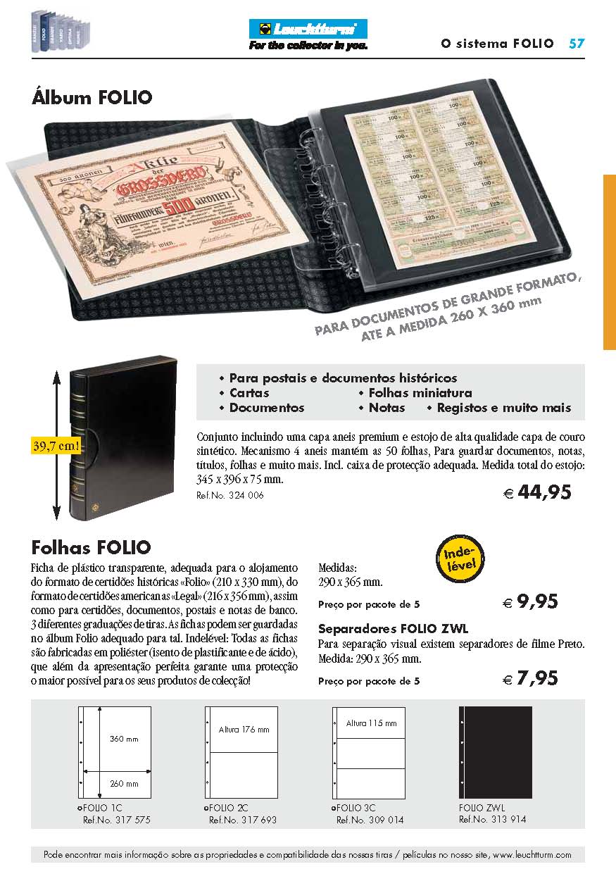 Folhas FOLIO